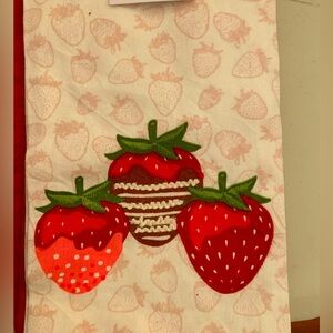 Sweet Valentine’s Strawberries set of 3 kitchen towels